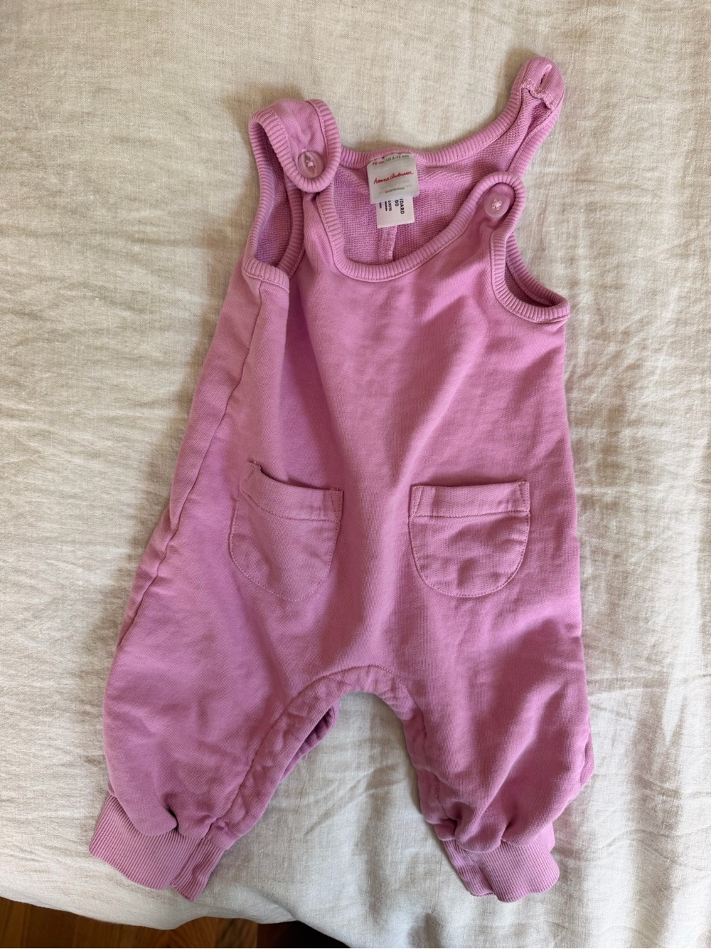 Hanna Andersson Baby Cotton Overalls